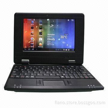 7-inch A10 Wi-Fi Mini Laptop with 1GB DDR/4GB NAND Flash/Google's Android 4.0.3 System, 1.2GHz